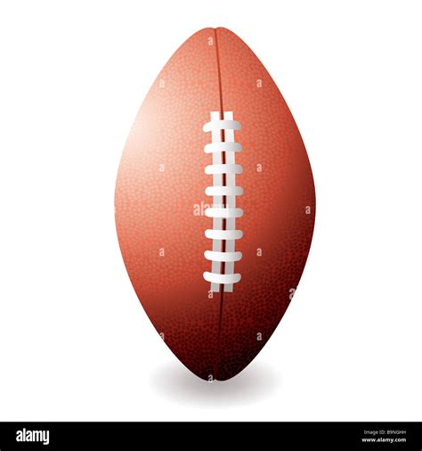 Oval shaped American football or rugby ball with shadow Stock Photo - Alamy