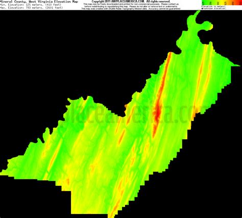 Free Mineral County, West Virginia Topo Maps & Elevations