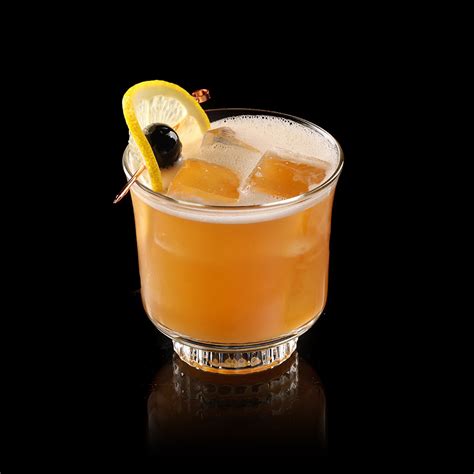 Brandy sour Cocktail Recipe - CockTail Seeker