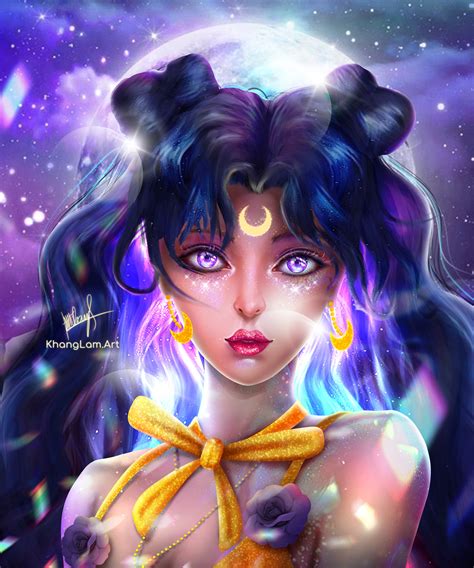 ArtStation - SAILOR MOON - LUNA fanart