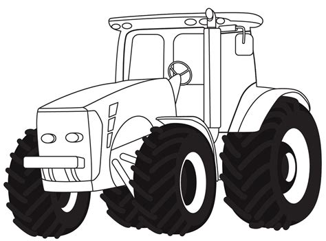 Tractor Coloring Page Printable