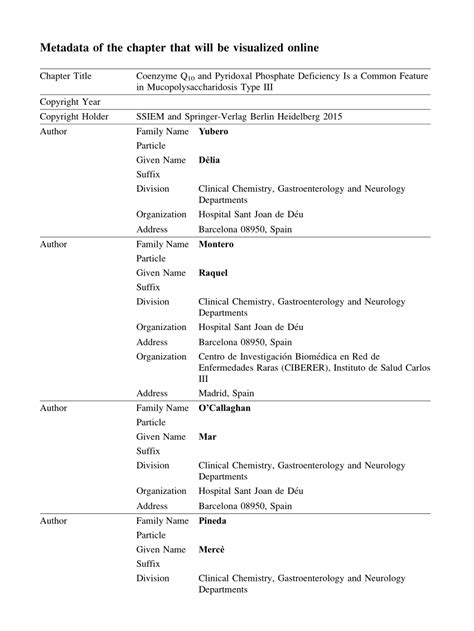 (PDF) Coenzyme Q10 and Pyridoxal Phosphate Deficiency Is a Common ...