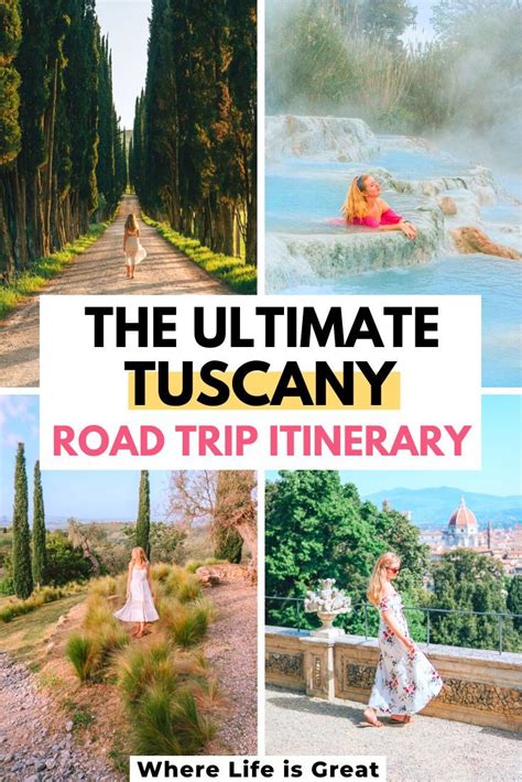 The Ultimate 10 DAY Tuscany Road Trip Itinerary. Tuscany is truly a ...