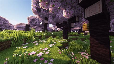 HD wallpaper: Minecraft, cherry blossom | Wallpaper Flare