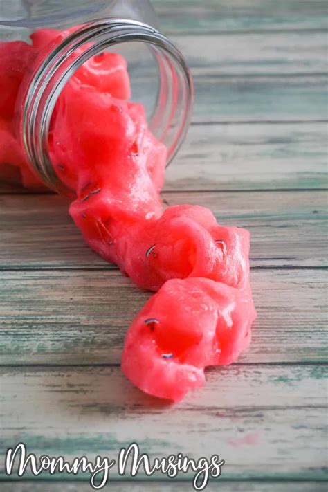 Fun and Fast to Make This Watermelon Jelly Cube Slime is a Kid-Favorite