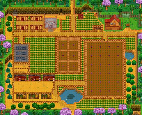 Farm layout plan (planner was glitching so some stuff messed up) : r ...