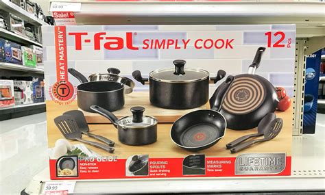 T-fal 12-Piece Cookware Sets, Only $37.99 at Target - The Krazy Coupon Lady