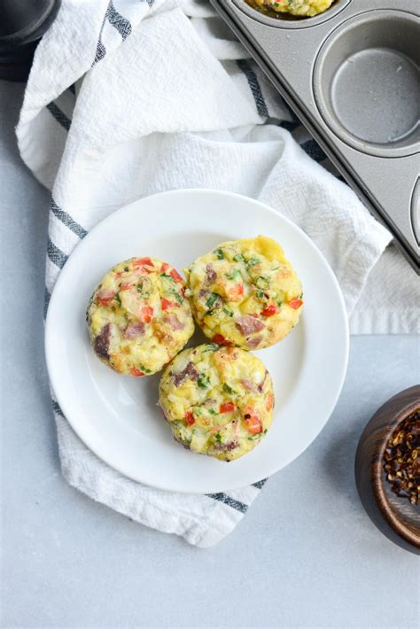 Simply Scratch Mini Western Omelet Frittatas - Simply Scratch