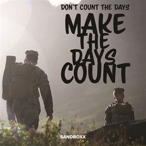 Don't count the days, make the days count #military #militarymotivation ...