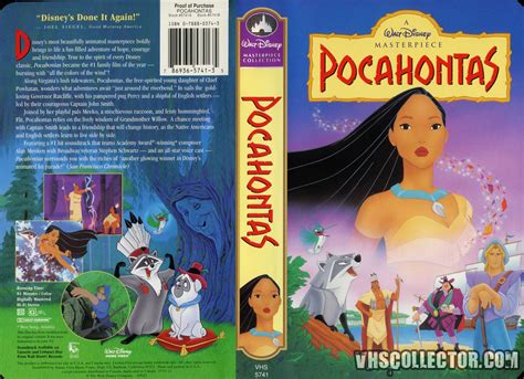 Pocahontas Vhs Movie 1995 Disney Vhs Movie Aladdin Movie Vhs | Images ...