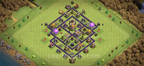 Best Anti 3 Stars Base TH7 with Link, Hybrid - Town Hall Level 7 Base ...