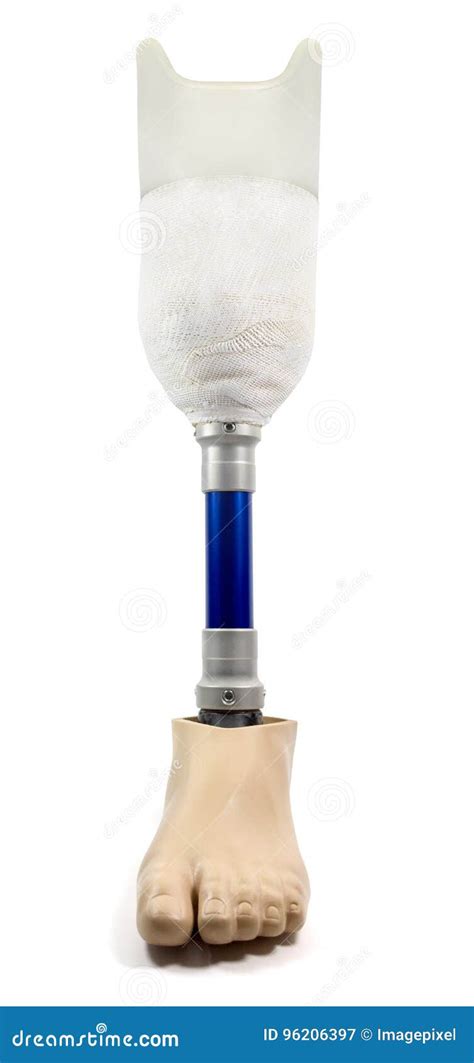 Isolated Prosthetic Leg and Foot Stock Image - Image of physical, human ...