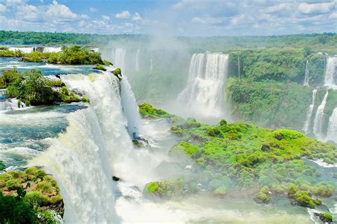 HD wallpaper: iguazu falls, waterfall, brasil, foz do iguaçu, scenics ...