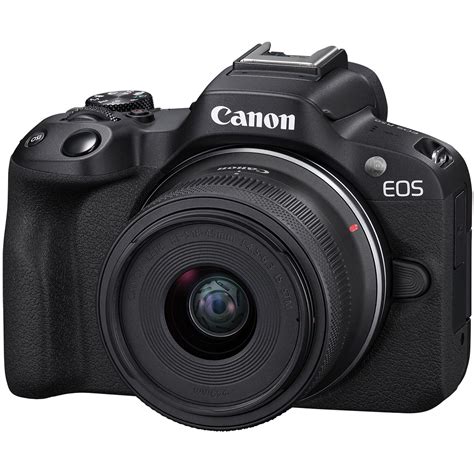 Canon EOS R50 Mirrorless Camera with 18-45mm Lens (Black)