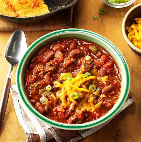 Slow-Cooked Chili Recipe | Taste of Home