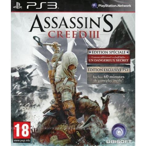 Assassin's Creed 3 - PS3 Edition Spéciale Day One - Achat / Vente jeu ...