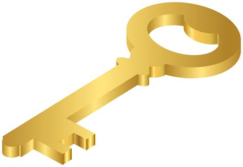 Gold Key PNG Clipart - Best WEB Clipart