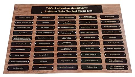 Classic Engraving - Large Custom Perpetual Plaques & Donor / Memorial Walls