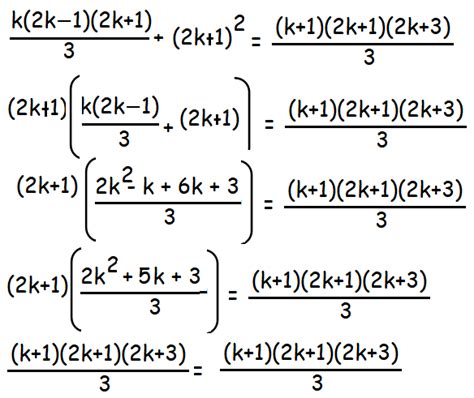 Mathematical Induction Examples