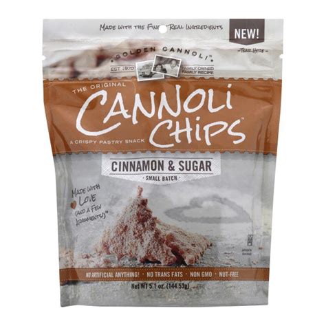 Golden Cannoli Chips Cinnamon & Sugar Flavor, 5.1 Oz. - Walmart.com