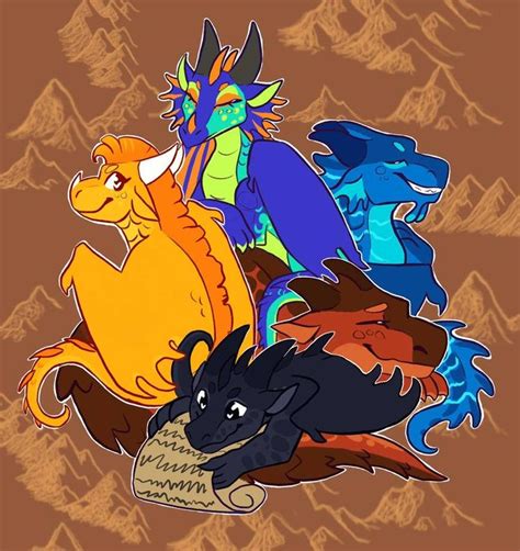 [WOF] The Dragonets of Destiny by meroaw on DeviantArt | Wings of fire ...