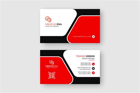 Creative Business Card Template Graphic by Creative Pixa · Creative Fabrica