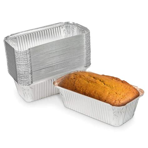 [62 Pack] 2 Lb Loaf Pans for Baking Bread - Aluminum Foil Bread Pan ...