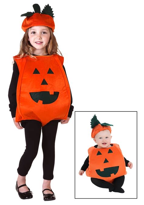 Toddler Orange Pumpkin Costume