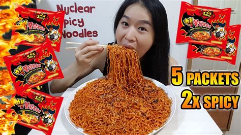 Spicy Noodles Challenge | Noodles, Spicy noodles, Mukbang