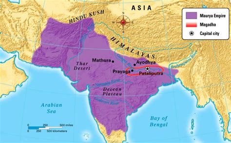 The Mauryan Empire (321 -185 B.C.E) | Indian history facts, Asian ...