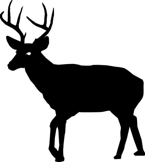 Buck Silhouette Clip Art at Clker.com - vector clip art online, royalty ...