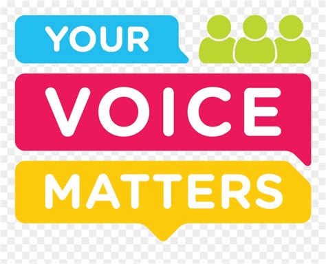 Your Voice Matters Clipart (#3558327) - PinClipart