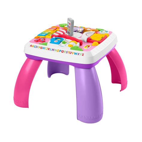 Fisher-Price Laugh & Learn Around The Town Learning Table, Pink ...