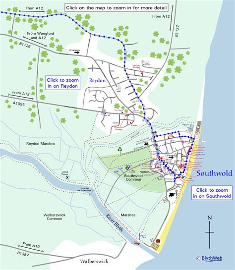 Southwold Town Map Overview