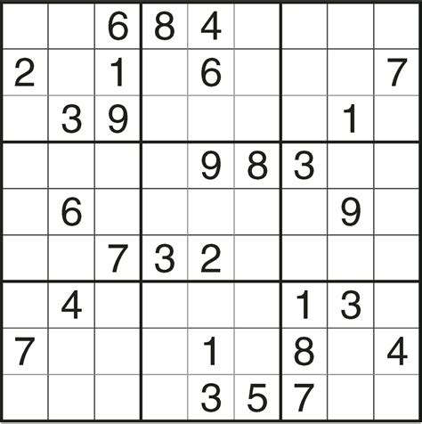 Resource printable sudoku puzzles medium | Roy Blog