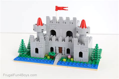 Build a LEGO Mini Castle and Dragon - Frugal Fun For Boys and Girls