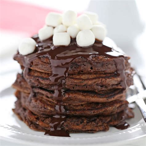 Hot Chocolate Pancakes - Handle the Heat