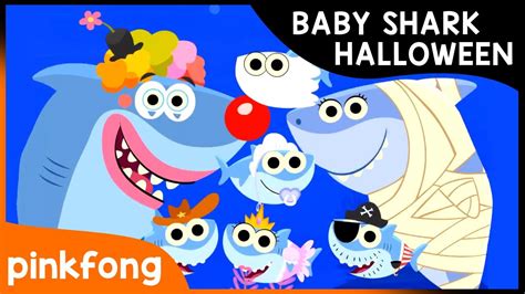 Baby Shark Song Nursery Rhymes Halloween Baby Shark Monsters Nursery ...