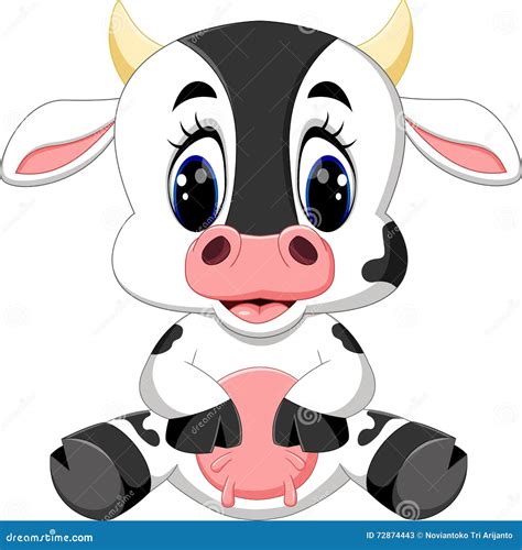 Cute Baby Cow Clipart