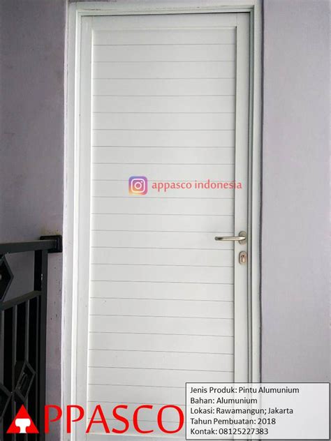 Pintu Kamar Aluminium Minimalis Modern di Rawamangun - Jual Kanopi Tralis