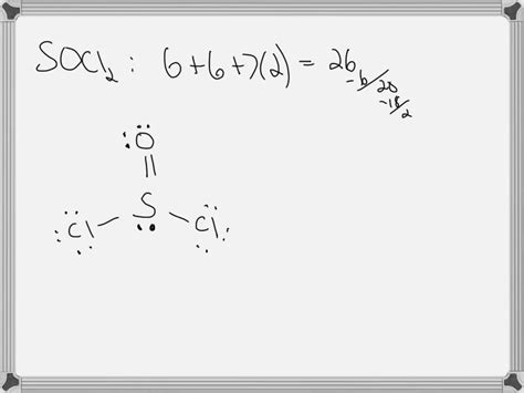 SOLVED: Draw and Name the three-dimensional shape for SOCL2. Indicate ...