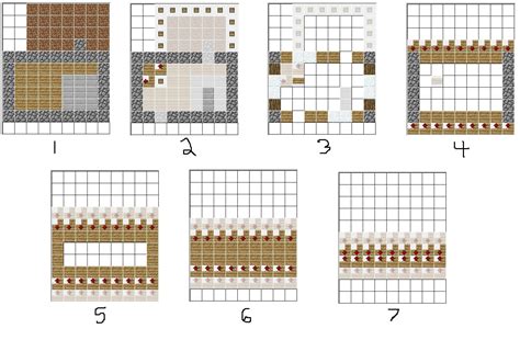 Minecraft Modern House Plans Blueprint