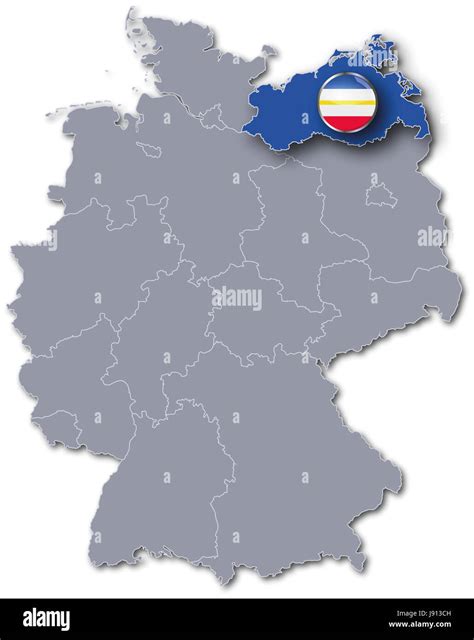 Neustrelitz area map hi-res stock photography and images - Alamy