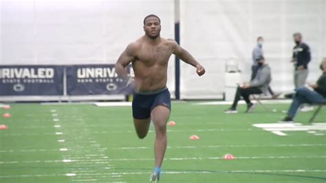 Micah Parsons Penn State Pro Day highlights