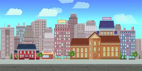 2d Pixel Art City Backgrounds Pack By Arludus