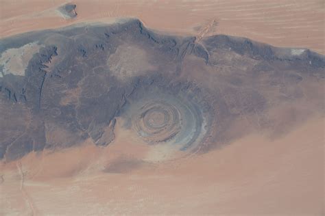 "Eye of the Sahara" -- the Richat Structure -- "in northwestern ...