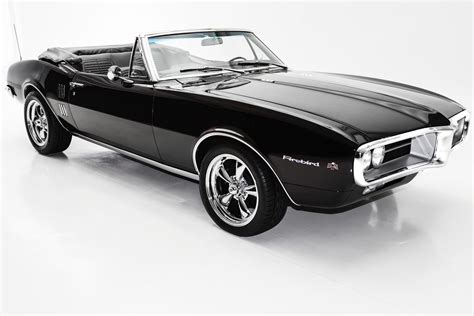 1967 Pontiac Firebird Convertible Triple Black High Optioned Rolling on ...