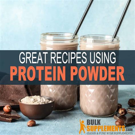 8 Creative Protein Powder Recipes