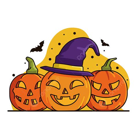 Happy Halloween Pumpkin Clipart Hd PNG, Set Of Happy Pumpkin ...