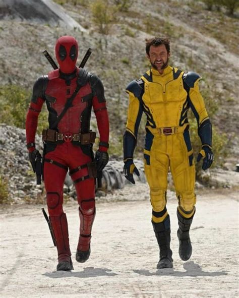 First Look at Ryan Reynolds and Hugh Jackman Suited Up on the Set of ...